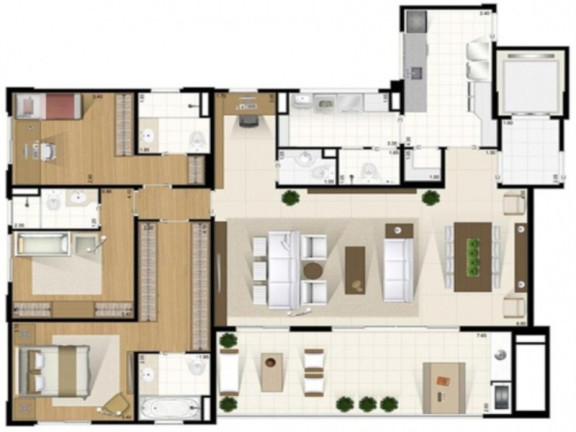 Imagem Apartamento com 3 Quartos à Venda, 165 m² em Jardim - Santo André Imagem Apartamento com 3 Quartos à Venda, 165 m² em Jardim - Santo André