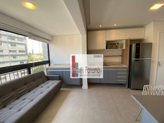 Imagem Apartamento com 1 Quarto para Alugar, 35 m² em Campo Belo - São Paulo