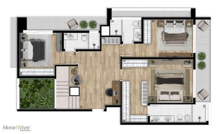 Imagem Apartamento com 3 Quartos à Venda, 206 m² em Alto Da Rua Xv - Curitiba