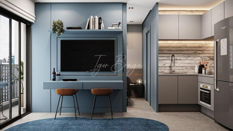 Imagem Apartamento com 1 Quarto à Venda, 48 m² em água Verde - Curitiba