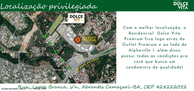 Imagem Terreno à Venda, 300 m² em Alphaville (abrantes) - Camaçari Imagem Terreno à Venda, 300 m² em Alphaville (abrantes) - Camaçari