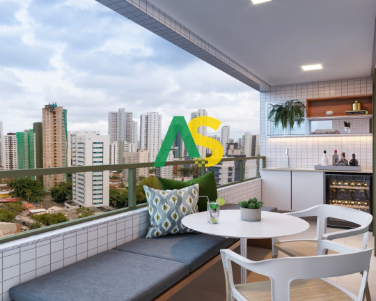 Imagem Imóvel com 3 Quartos à Venda, 71 m² em Várzea - Recife