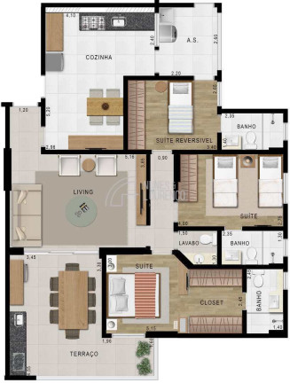 Imagem Apartamento com 2 Quartos à Venda, 128 m² em Embaré - Santos