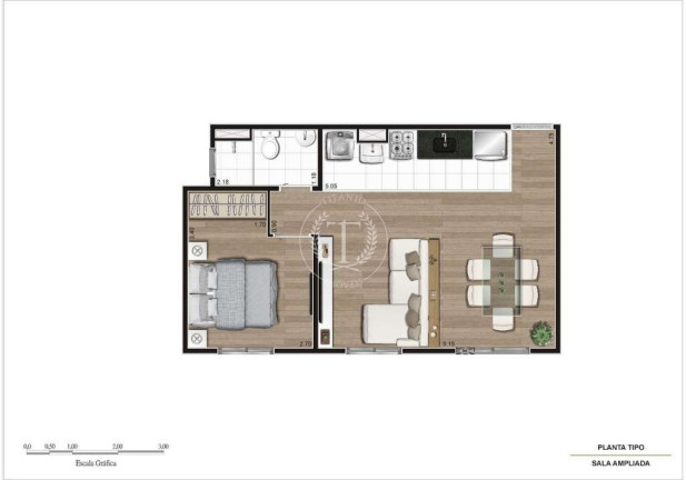 Imagem Apartamento com 2 Quartos à Venda, 40 m² em Pirituba - São Paulo