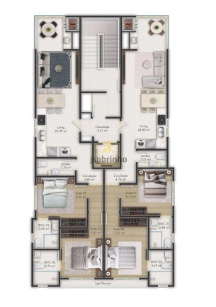 Imagem Apartamento com 2 Quartos à Venda, 66 m² em Meia Praia - Itapema