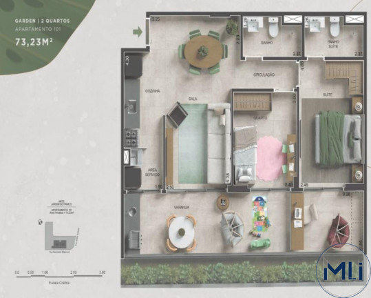 Imagem Imóvel com 3 Quartos à Venda, 117 m² em Jardim Botânico - Rio De Janeiro