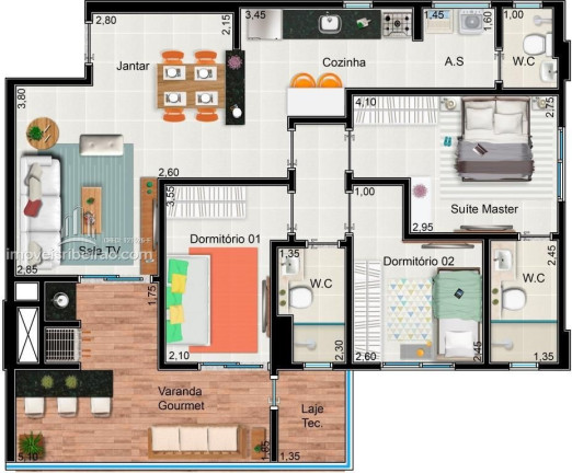 Imagem Apartamento com 3 Quartos à Venda, 93 m² em Jardim Botânico - Ribeirão Preto Imagem Apartamento com 3 Quartos à Venda, 93 m² em Jardim Botânico - Ribeirão Preto