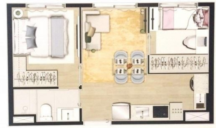 Imagem Imóvel com 2 Quartos à Venda, 34 m² em Tatuapé - São Paulo