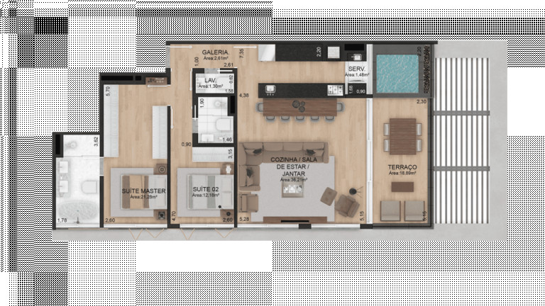 Imagem Cobertura com 3 Quartos à Venda, 189 m² em Três Figueiras - Porto Alegre