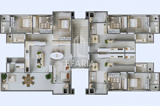 Imagem Apartamento com 2 Quartos à Venda, 57 m² em Jardim Da Barra - Itapoá