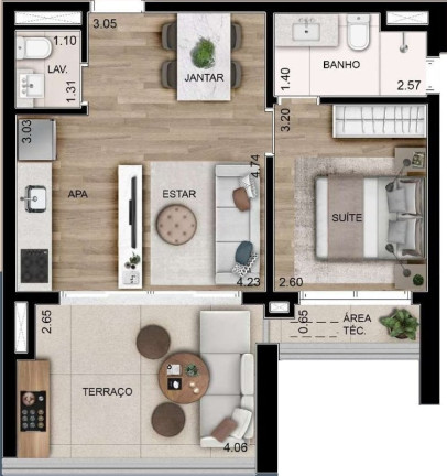 Imagem Apartamento à Venda, 31 m² em Higienópolis - São Paulo Imagem Apartamento à Venda, 31 m² em Higienópolis - São Paulo