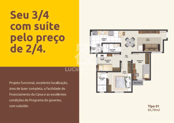 Imagem Casa com 3 Quartos à Venda, 65 m² em Candeias - Vitória Da Conquista Imagem Casa com 3 Quartos à Venda, 65 m² em Candeias - Vitória Da Conquista