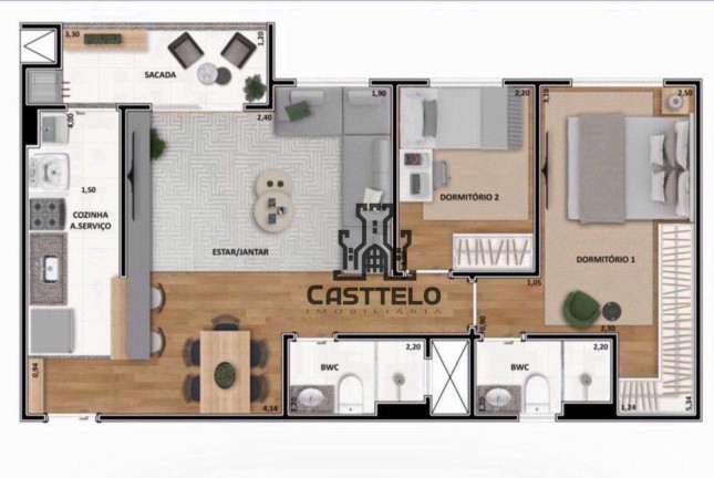 Imagem Apartamento com 2 Quartos à Venda, 64 m² em Centro - Londrina Imagem Apartamento com 2 Quartos à Venda, 64 m² em Centro - Londrina