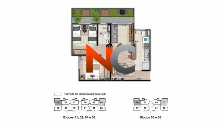 Imagem Apartamento com 2 Quartos à Venda, 41 m² em São Vicente - Belford Roxo Imagem Apartamento com 2 Quartos à Venda, 41 m² em São Vicente - Belford Roxo