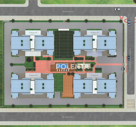 Imagem Apartamento com 2 Quartos à Venda, 63 m² em Santa Catarina - Criciúma
