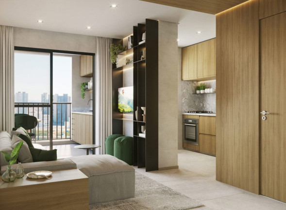 Imagem Apartamento com 2 Quartos à Venda, 40 m² em Campo Belo - São Paulo