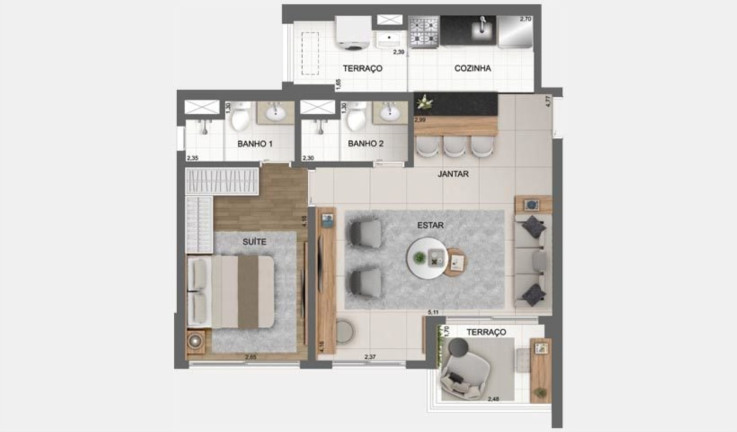Imagem Apartamento com 3 Quartos à Venda, 72 m² em Chácara Santo Antônio (zona Sul) - São Paulo