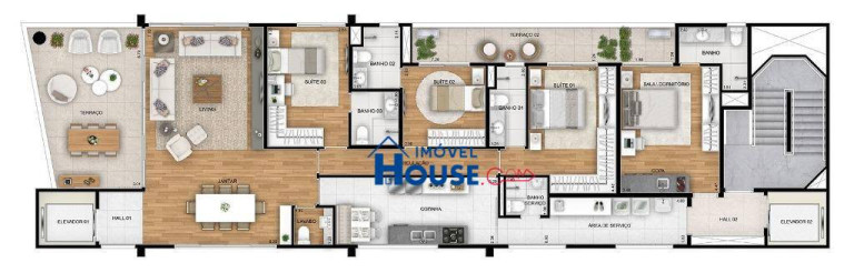 Imagem Apartamento com 4 Quartos à Venda, 186 m² em Jardins - São Paulo Imagem Apartamento com 4 Quartos à Venda, 186 m² em Jardins - São Paulo