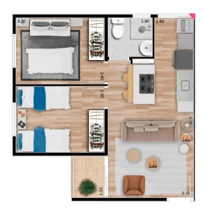Imagem Apartamento com 2 Quartos à Venda, 42 m² em Vila Alzira - Guarulhos Imagem Apartamento com 2 Quartos à Venda, 42 m² em Vila Alzira - Guarulhos