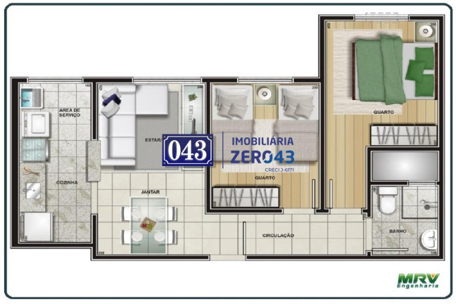 Imagem Apartamento com 2 Quartos à Venda, 44 m² em Vale Dos Tucanos - Londrina Imagem Apartamento com 2 Quartos à Venda, 44 m² em Vale Dos Tucanos - Londrina
