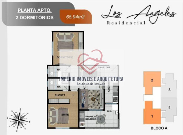 Imagem Apartamento com 2 Quartos à Venda,  em Porto Novo - Caraguatatuba