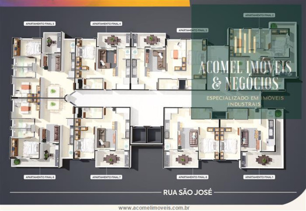 Imagem Apartamento com 1 Quarto à Venda, 48 m² em Vila Caiçara - Praia Grande