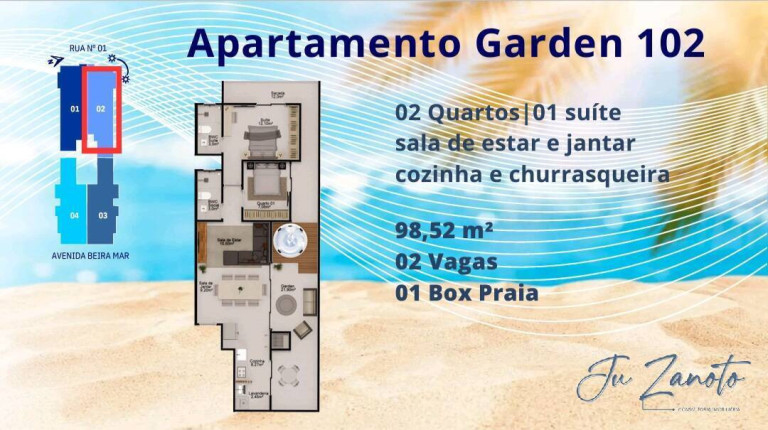 Imagem Apartamento com 2 Quartos à Venda, 98 m² em Saint Etiene - Matinhos Imagem Apartamento com 2 Quartos à Venda, 98 m² em Saint Etiene - Matinhos