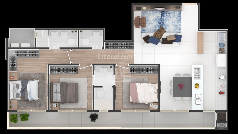 Imagem Apartamento com 3 Quartos à Venda, 115 m² em Fazenda - Itajaí Imagem Apartamento com 3 Quartos à Venda, 115 m² em Fazenda - Itajaí