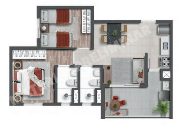 Imagem Apartamento com 2 Quartos à Venda, 47 m² em Santana - São Paulo Imagem Apartamento com 2 Quartos à Venda, 47 m² em Santana - São Paulo