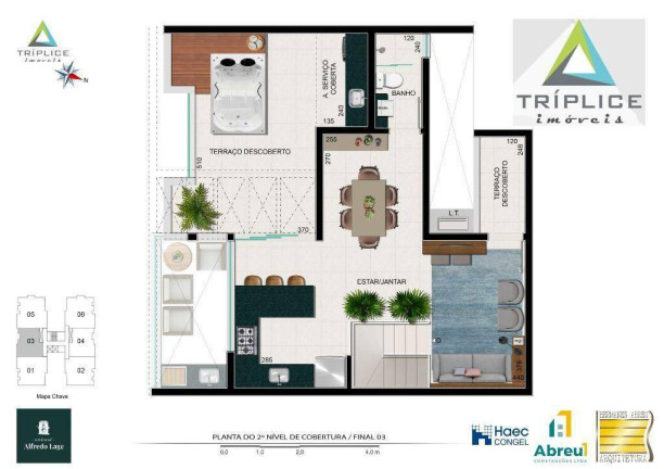 Imagem Cobertura com 2 Quartos à Venda, 134 m² em São Mateus - Juiz De Fora