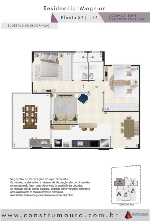 Imagem Apartamento com 2 Quartos à Venda, 76 m² em Centro - Mongaguá