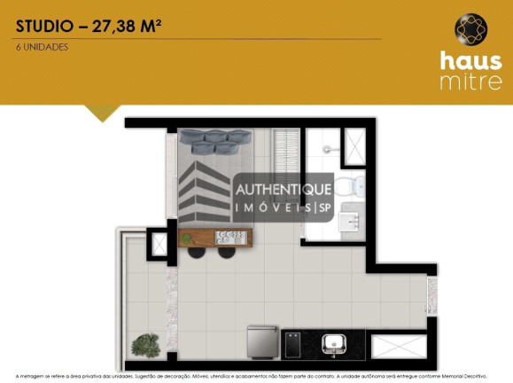 Imagem Imóvel com 1 Quarto à Venda, 27 m² em Vila Mariana - São Paulo