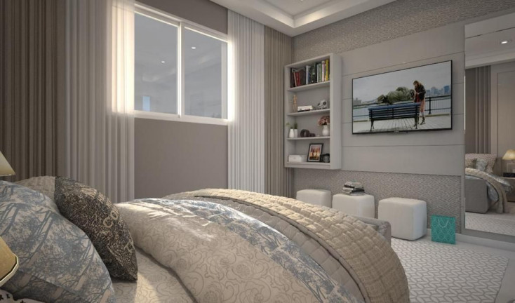 Apartamento com 2 Quartos à Venda, 72 m² em Vila Guilhermina - Praia Grande