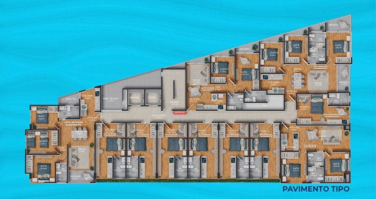Imagem Apartamento com 2 Quartos à Venda, 57 m² em Ponta De Matos - Cabedelo