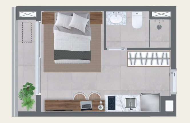 Imagem Apartamento com 1 Quarto à Venda, 35 m² em Vila Mariana - São Paulo