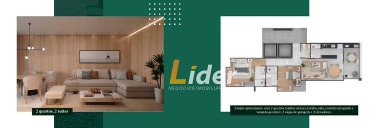Imagem Apartamento com 2 Quartos à Venda, 80 m² em Santa Helena - Juiz De Fora