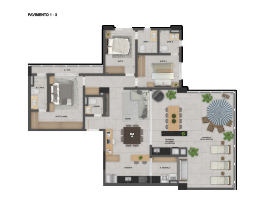 Imagem Apartamento com 3 Quartos à Venda, 120 m² em Morada Da Colina - Uberlândia Imagem Apartamento com 3 Quartos à Venda, 120 m² em Morada Da Colina - Uberlândia