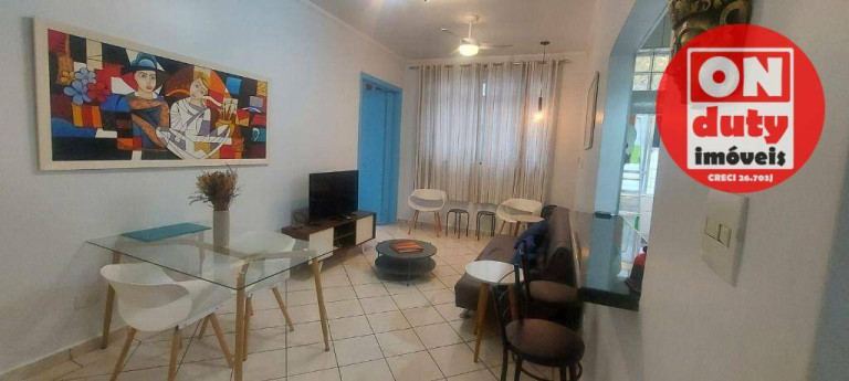 Apartamento com 1 Quarto à Venda, 55 m² em Boqueirão - Santos