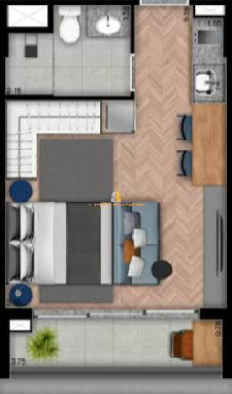 Imagem Apartamento à Venda, 24 m² em Perdizes - São Paulo Imagem Apartamento à Venda, 24 m² em Perdizes - São Paulo
