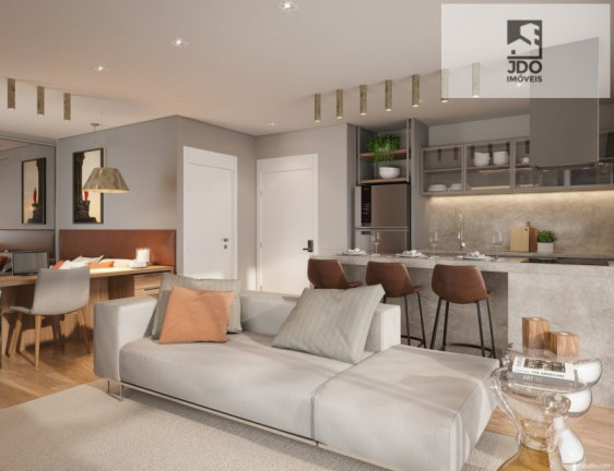 Imagem Apartamento com 1 Quarto à Venda, 54 m² em Batel - Curitiba Imagem Apartamento com 1 Quarto à Venda, 54 m² em Batel - Curitiba