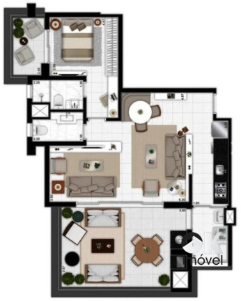 Imagem Apartamento com 2 Quartos à Venda, 93 m² em Pinheiros - São Paulo Imagem Apartamento com 2 Quartos à Venda, 93 m² em Pinheiros - São Paulo