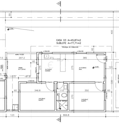 Imagem Casa com 2 Quartos à Venda, 45 m² em Bairro Alto - Curitiba Imagem Casa com 2 Quartos à Venda, 45 m² em Bairro Alto - Curitiba