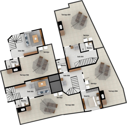Imagem Apartamento com 3 Quartos à Venda, 55 m² em Boa Vista - Vespasiano