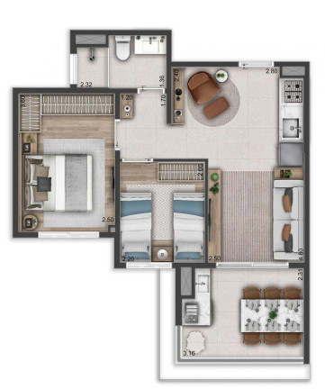 Imagem Apartamento com 2 Quartos à Venda, 47 m² em Penha De França - São Paulo Imagem Apartamento com 2 Quartos à Venda, 47 m² em Penha De França - São Paulo