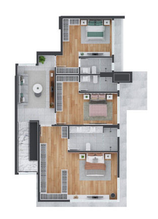 Imagem Apartamento com 3 Quartos à Venda, 256 m² em Hugo Lange - Curitiba
