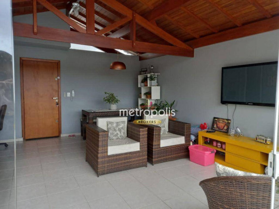 Imagem Cobertura com 2 Quartos à Venda, 116 m² em Vila Scarpelli - Santo André Imagem Cobertura com 2 Quartos à Venda, 116 m² em Vila Scarpelli - Santo André
