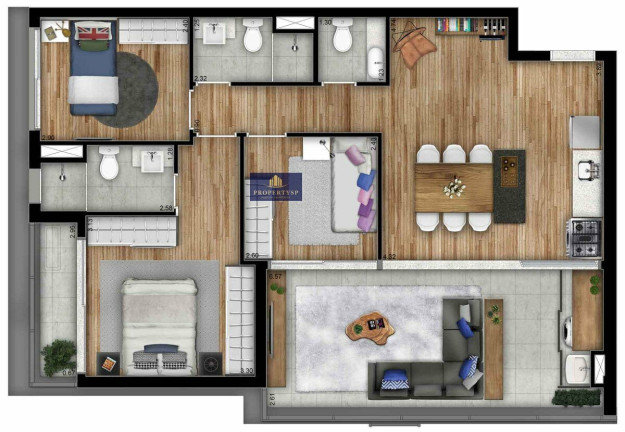 Imagem Apartamento com 2 Quartos à Venda, 67 m² em Cerqueira César - São Paulo Imagem Apartamento com 2 Quartos à Venda, 67 m² em Cerqueira César - São Paulo