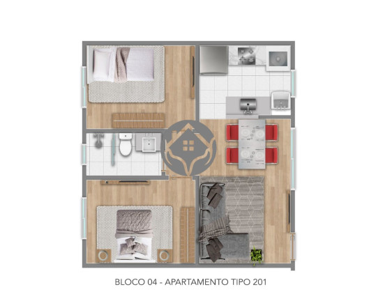 Imagem Imóvel com 2 Quartos à Venda, 63 m² em Paquetá - Belo Horizonte Imagem Imóvel com 2 Quartos à Venda, 63 m² em Paquetá - Belo Horizonte