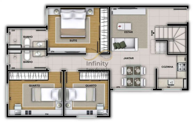 Apartamento com 2 Quartos à Venda, 53 m² em Serra - Belo Horizonte