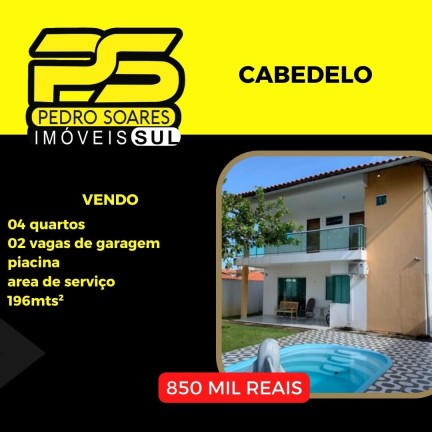 Casa com 4 Quartos à Venda, 196 m² em Ponta De Campina - Cabedelo